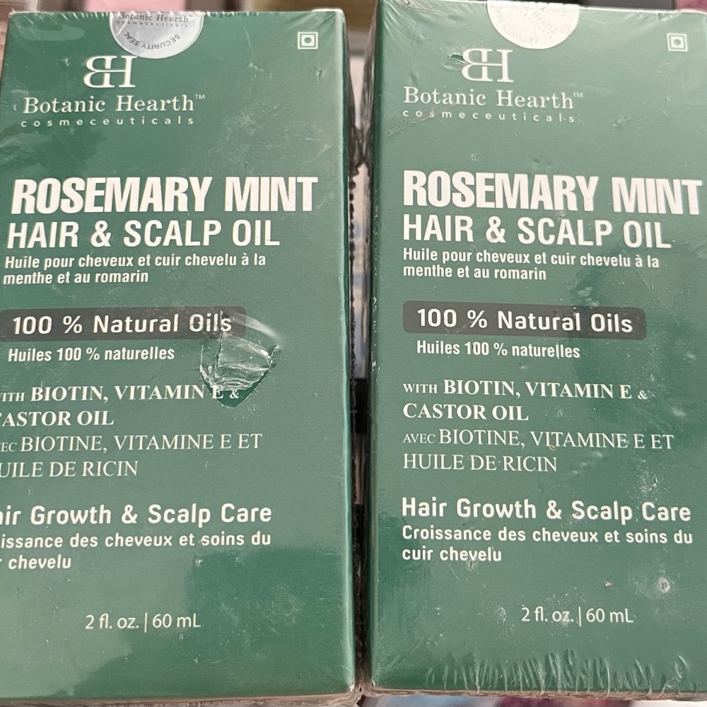 Rosemary Mint Hair & Scalp Oil - Green